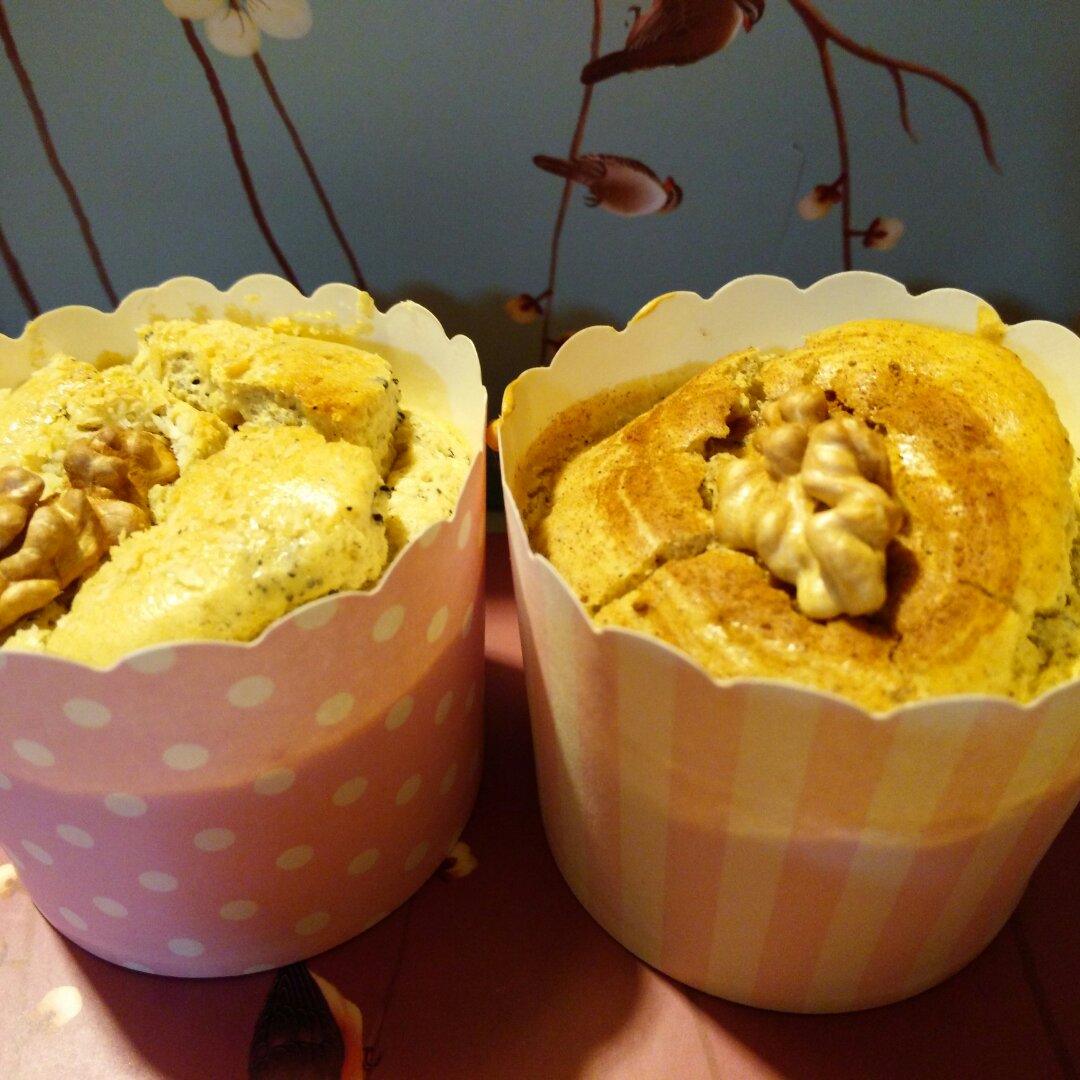 消耗淡奶油之作——淡奶油小蛋糕