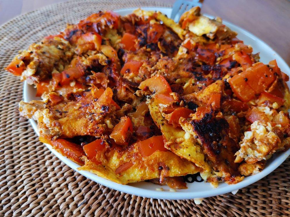 Green curry Omenlette