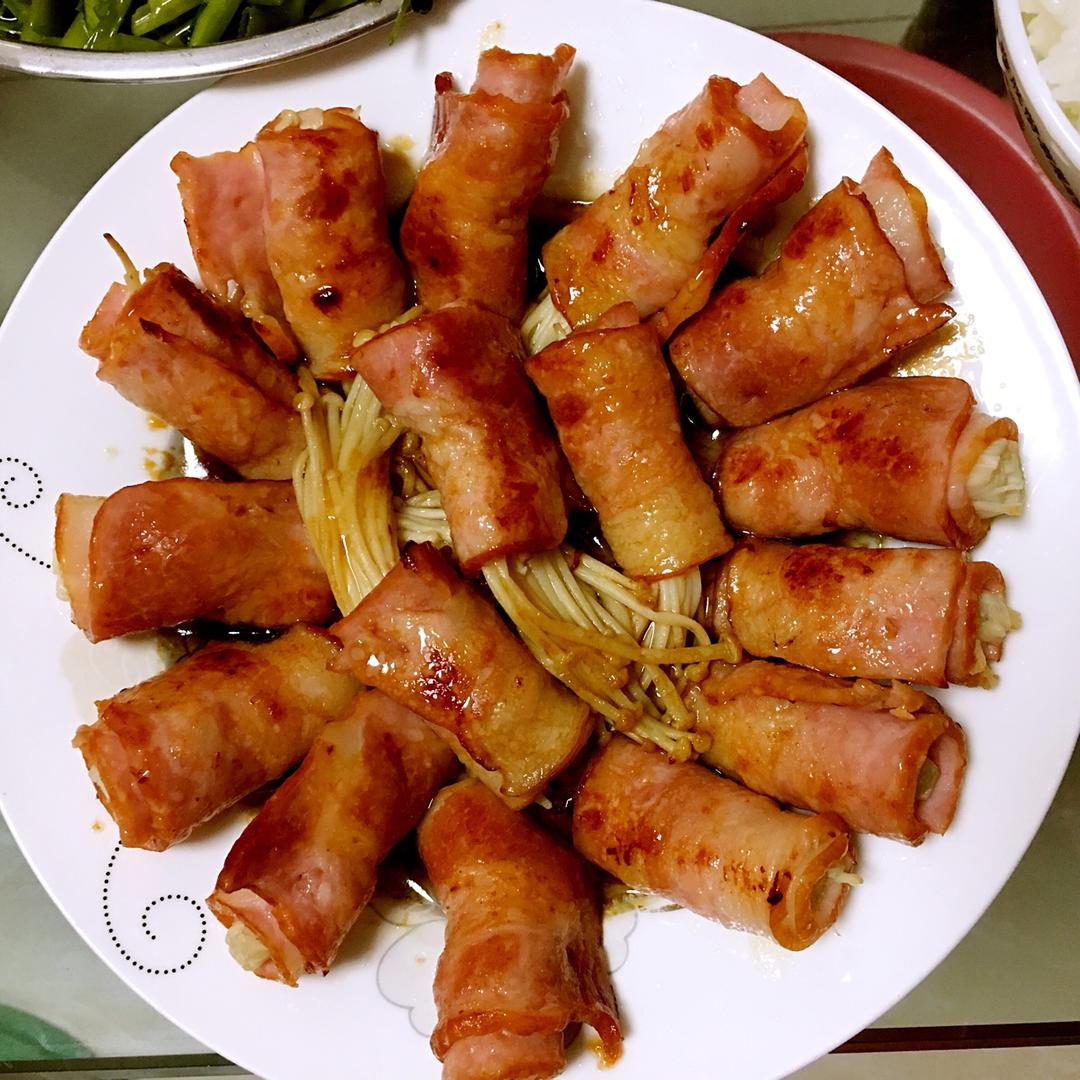 金针菇培根卷