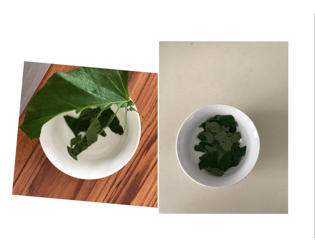 五个月宝宝辅食 地瓜叶泥 的做法步骤图 大小王开炸 下厨房