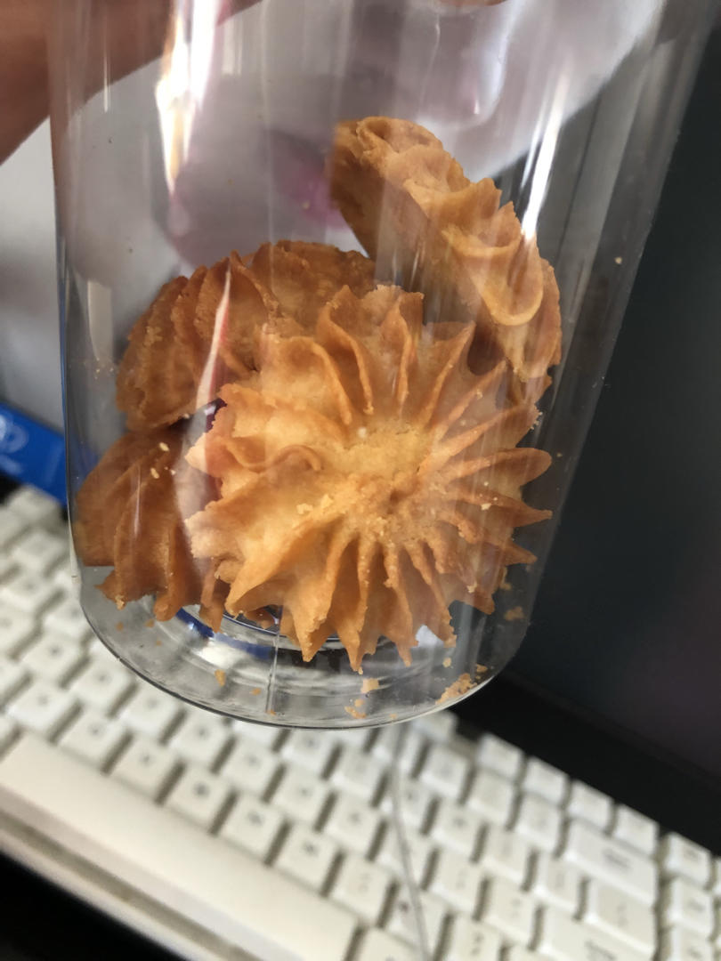 曲奇饼干，完美配方超好挤，酥到不敢碰，一个月还能酥掉渣