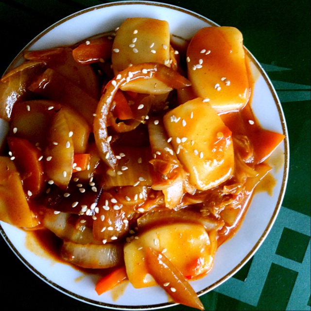 韩式辣炒年糕