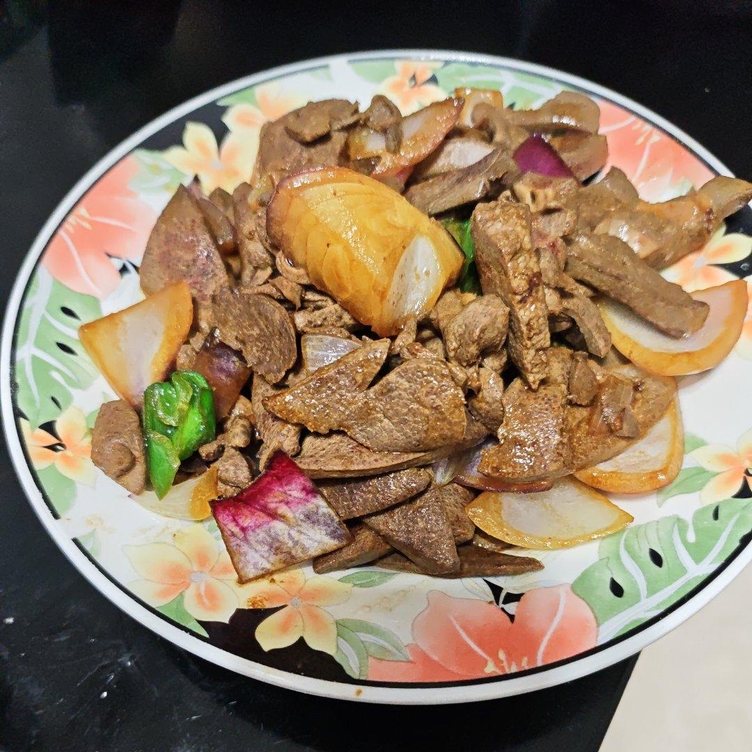 嫩炒猪肝