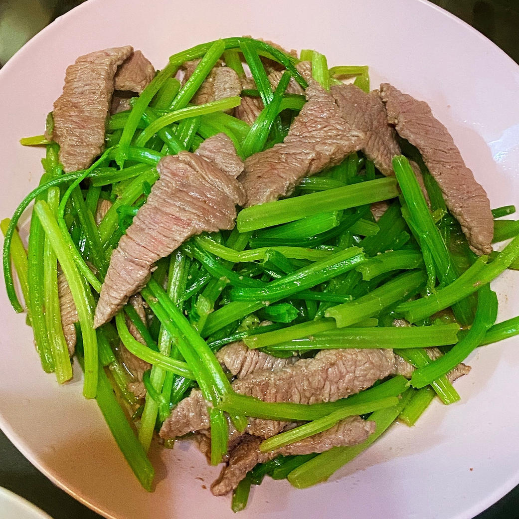 芹菜牛肉丝（嫩肉版）