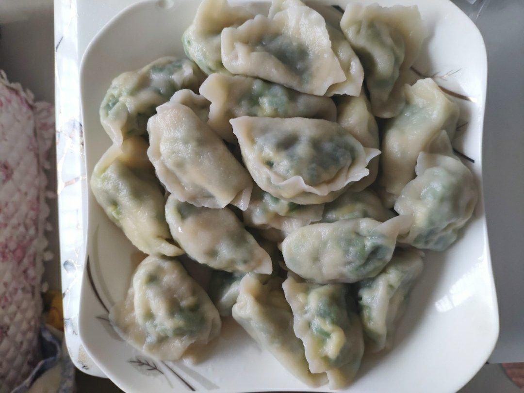 韭菜鸡蛋虾仁三鲜馅饺子