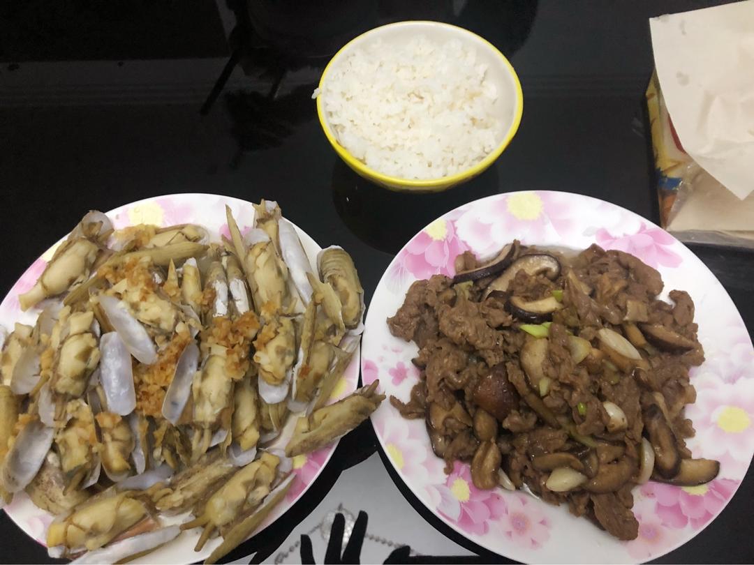 香菇炒肉
