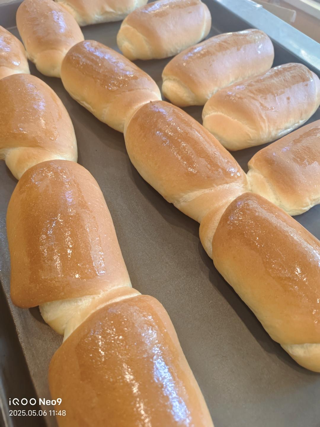 拉丝牛奶面包（一发）（新手零失败）