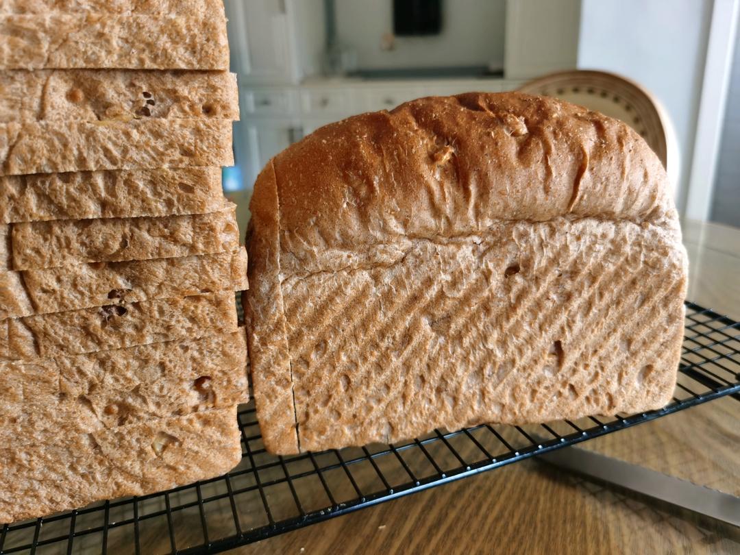 低糖全麦核桃吐司