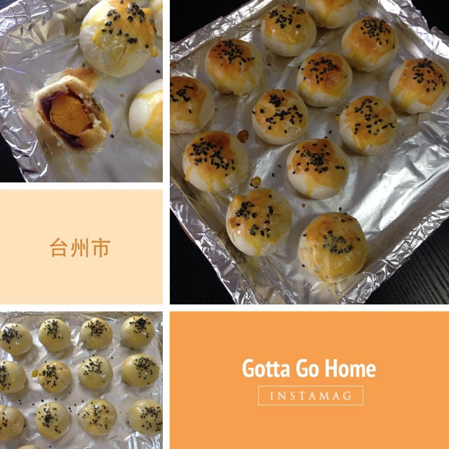 豆沙蛋黄酥