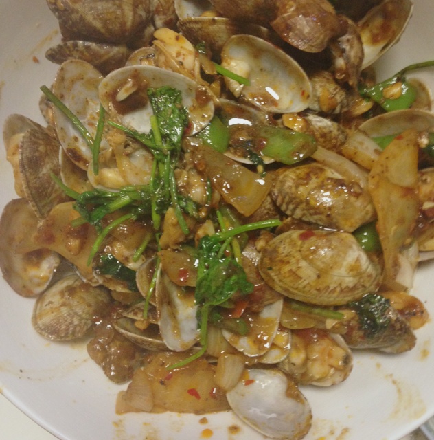 辣炒花蛤