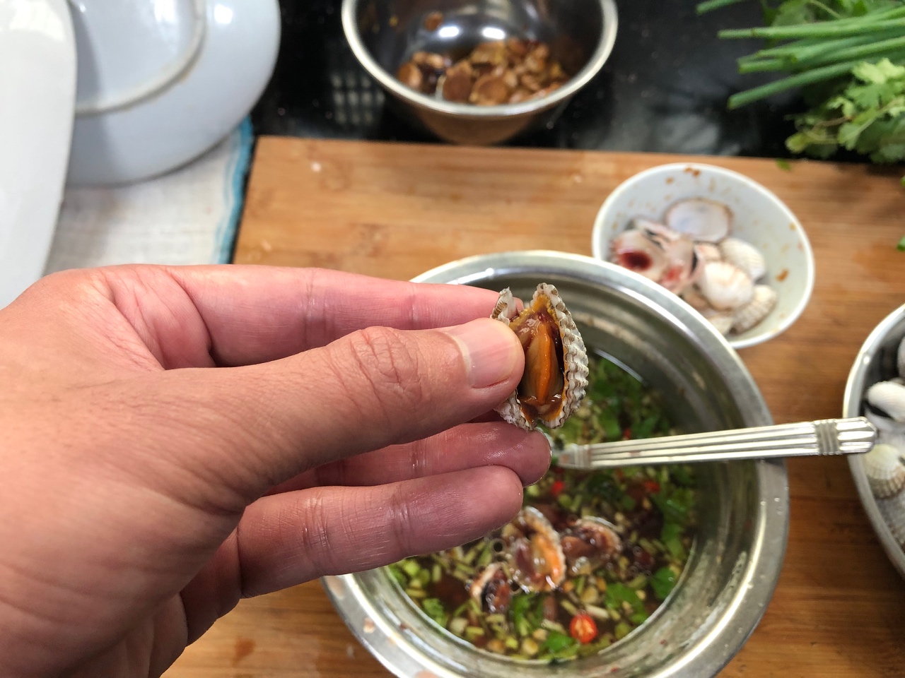 血蛤（不算生腌的快手菜）的做法 步骤6