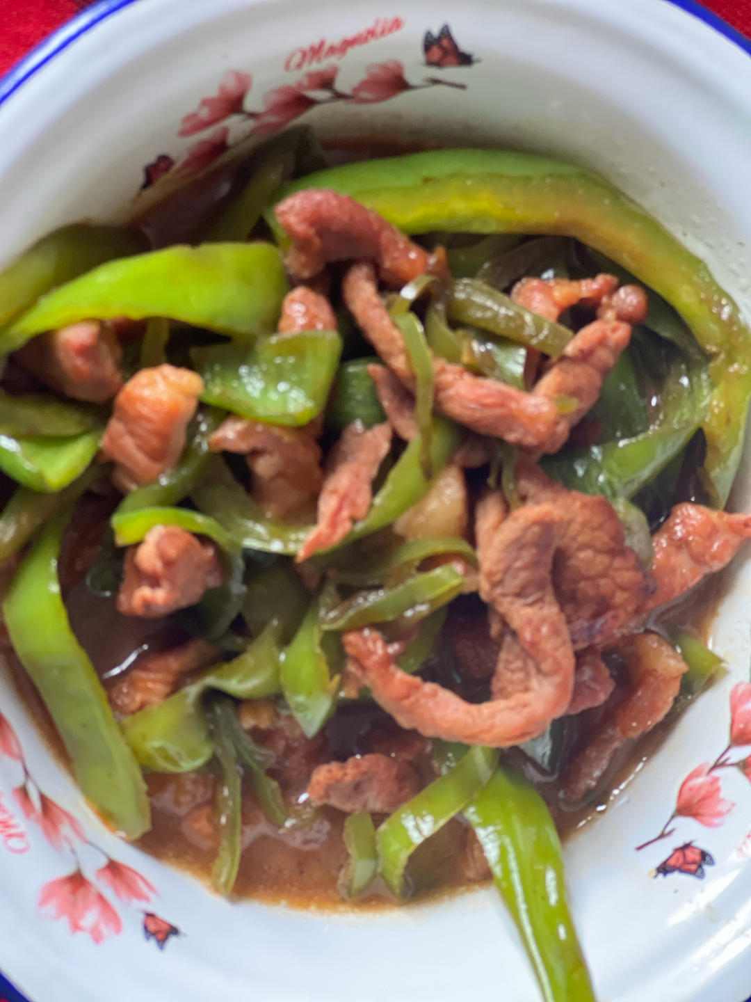 青椒肉丝