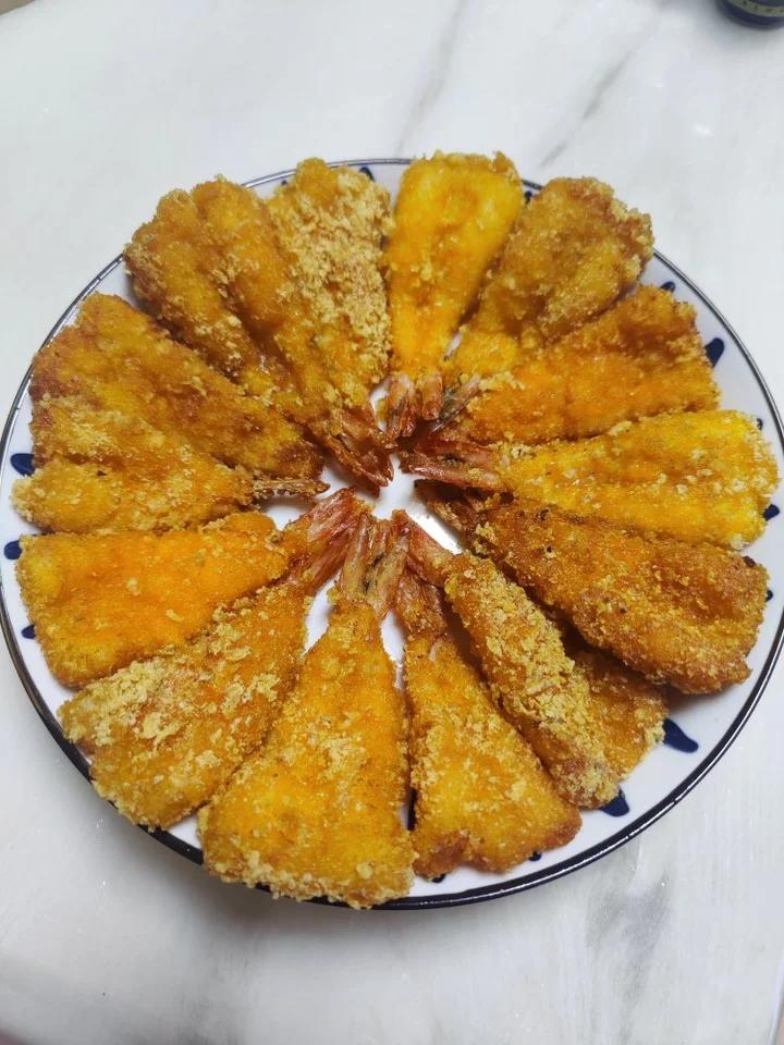 面包糠炸虾