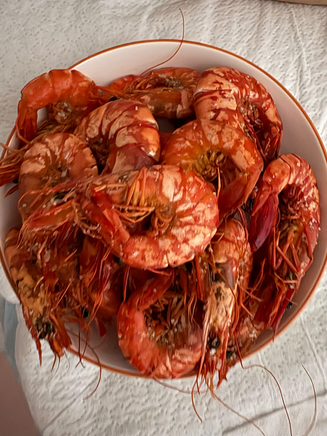 超大超鲜的盐焗🦐虾