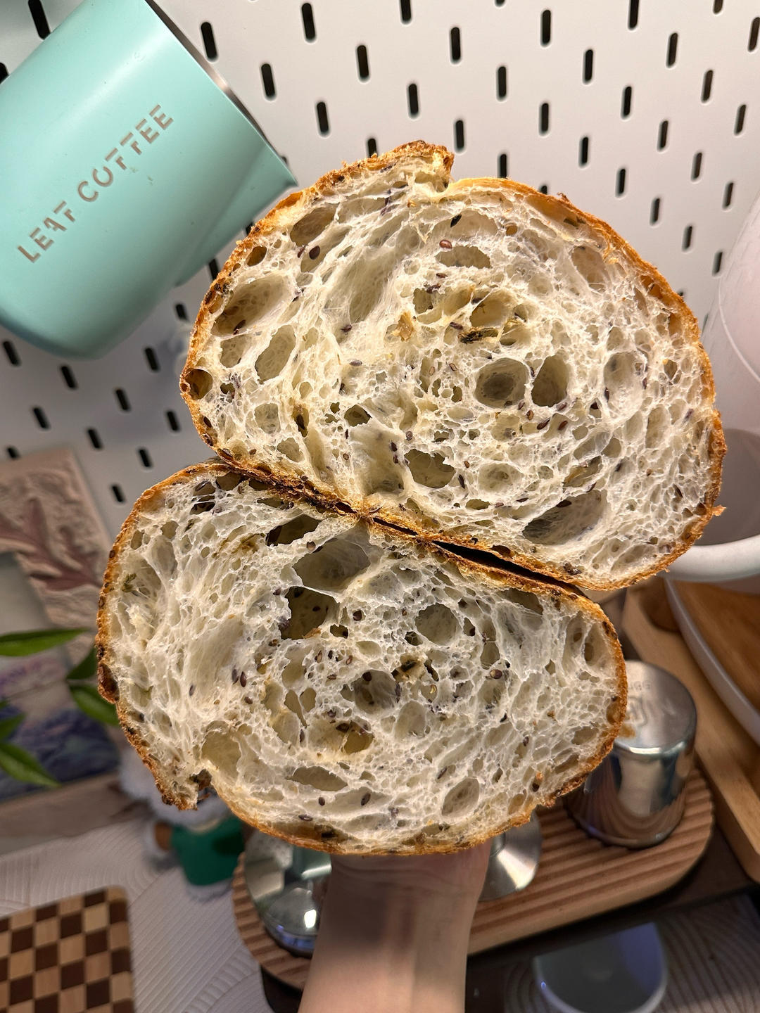 保姆教程-天然酵种欧包面团厨师机随便打