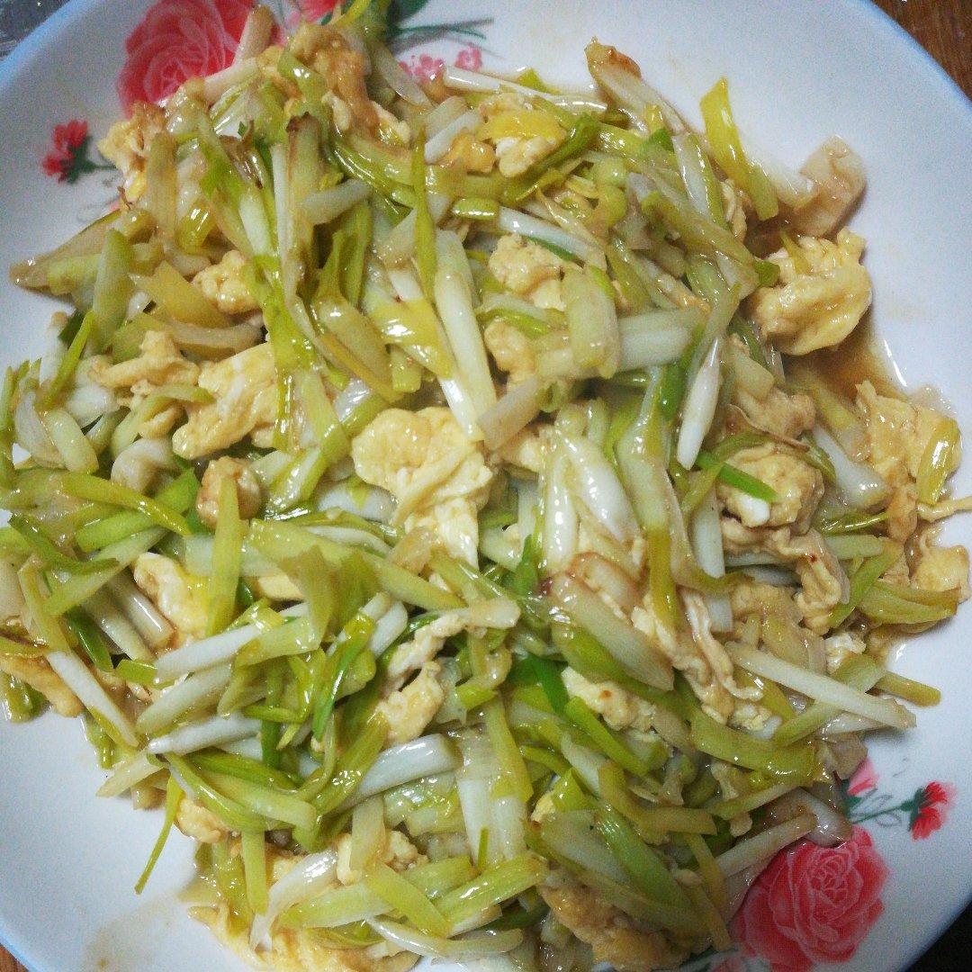 蒜黄炒蛋