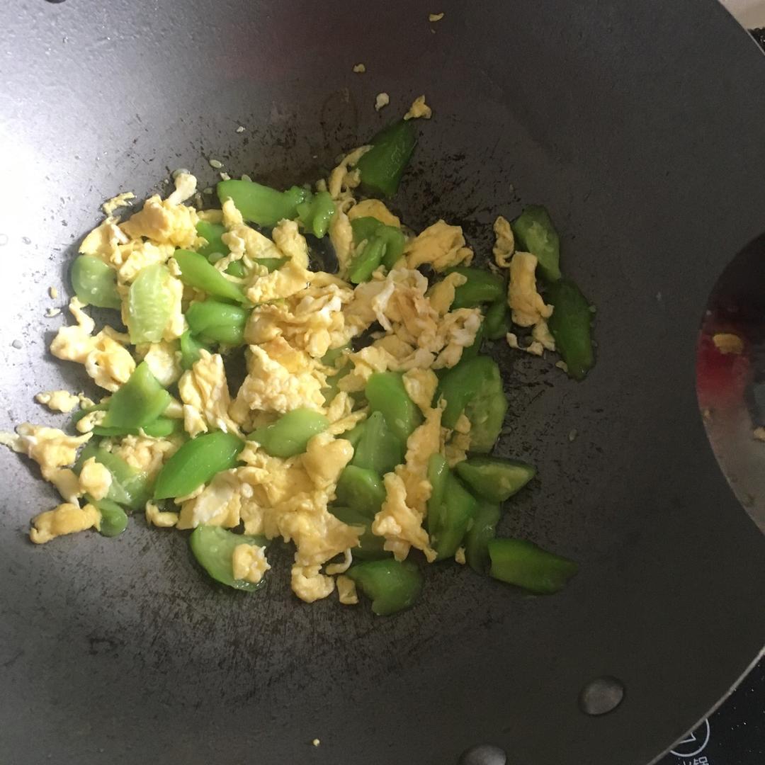丝瓜炒蛋