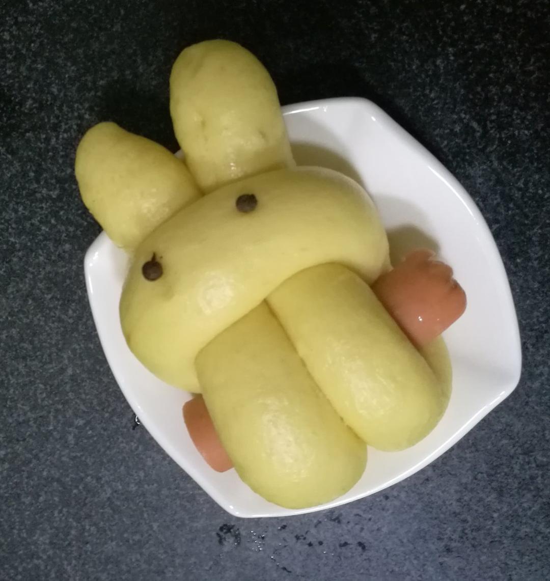 兔子香肠馒头（一次发酵）
