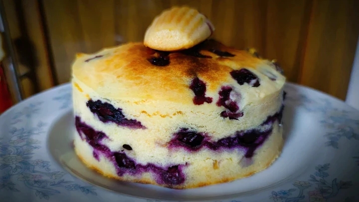 会爆浆的蓝莓玛芬蛋糕