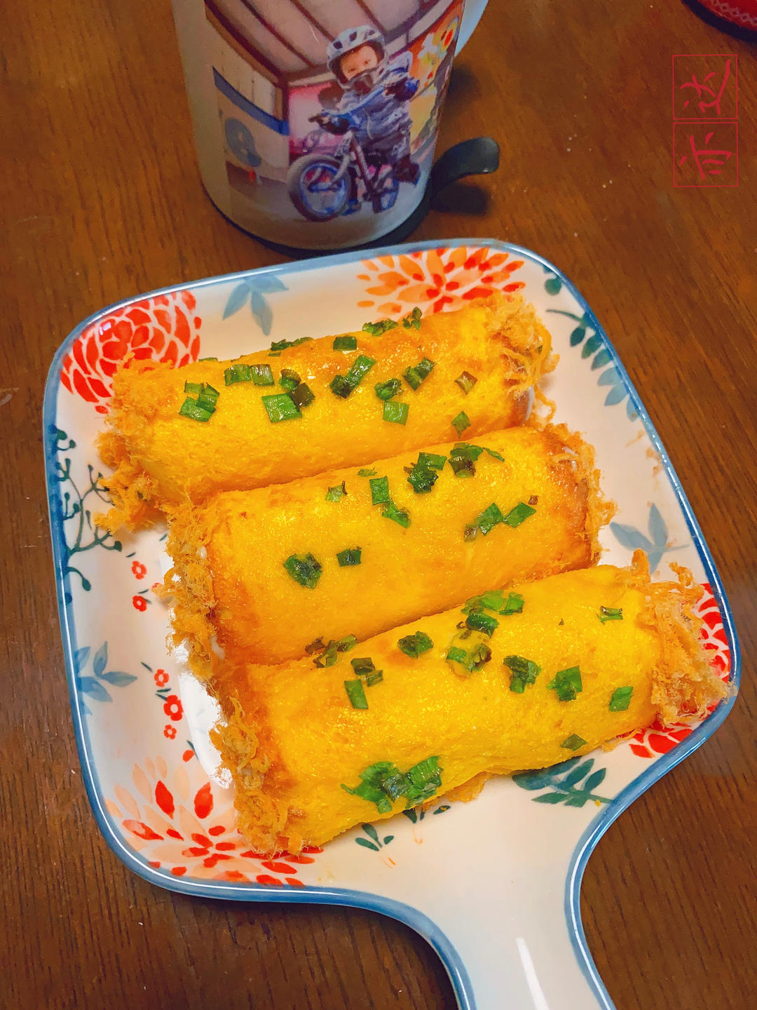 🌈不用烤箱❗️好吃到爆的肉松吐司卷