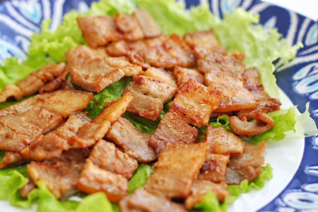 双酱香煎五花肉【葱伴侣ONLY酱版】的做法 步骤16