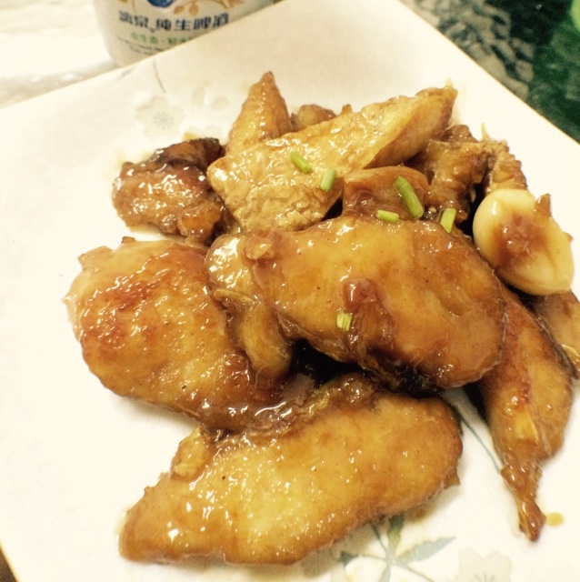 蒜子啤酒烧鱼块