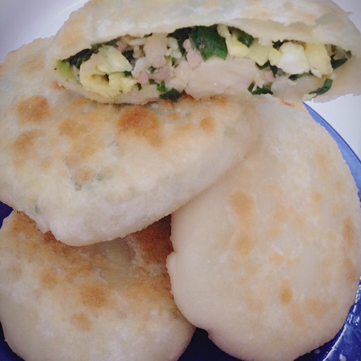 韭菜鸡蛋馅饼