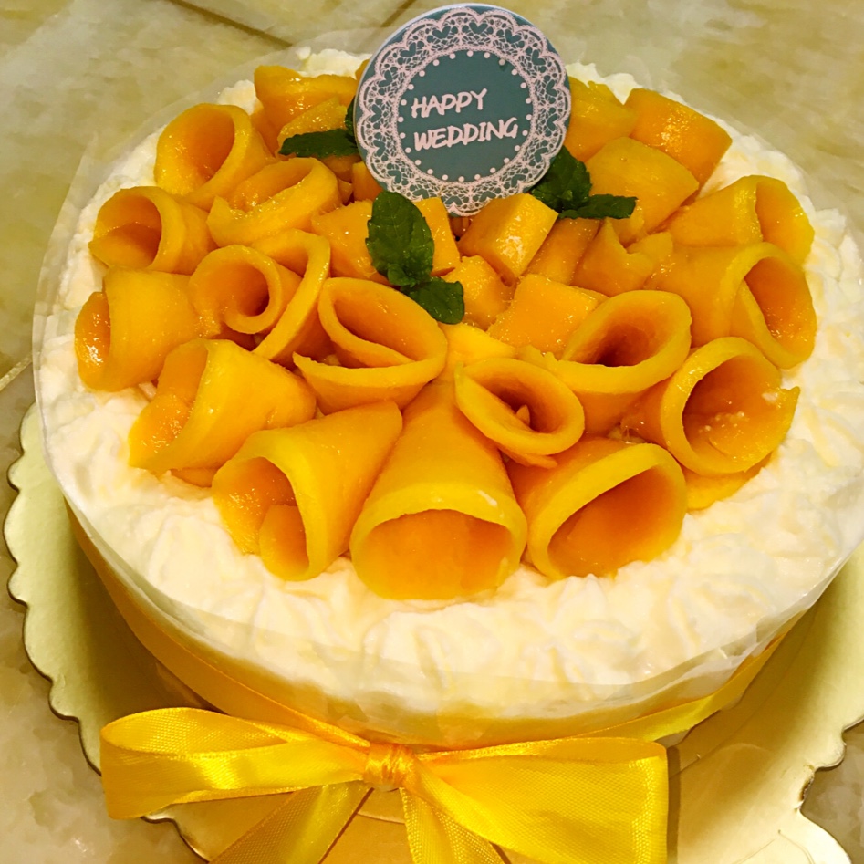 【视频】芒果慕斯（6寸） | 含镜面果胶配方