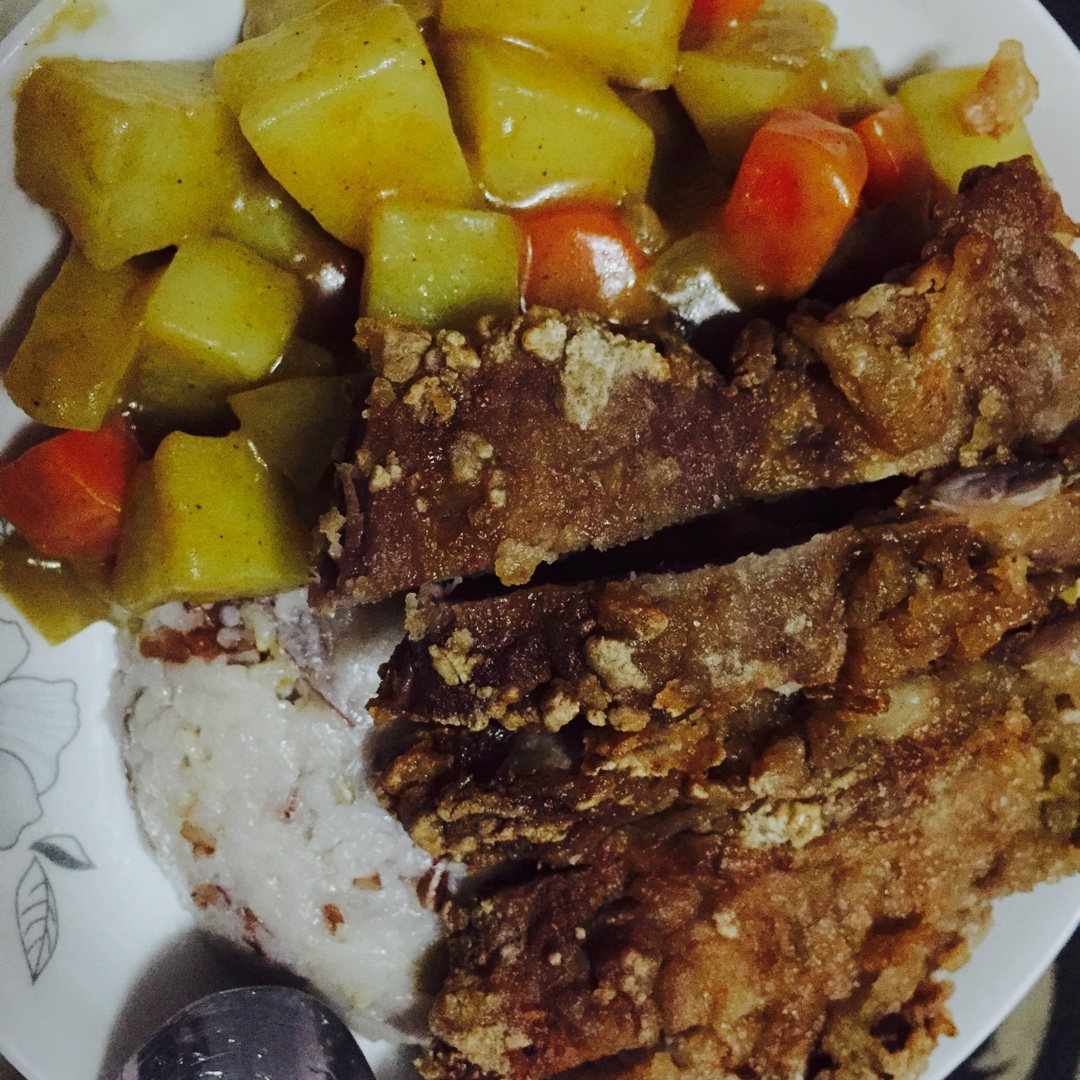 咖喱猪扒饭