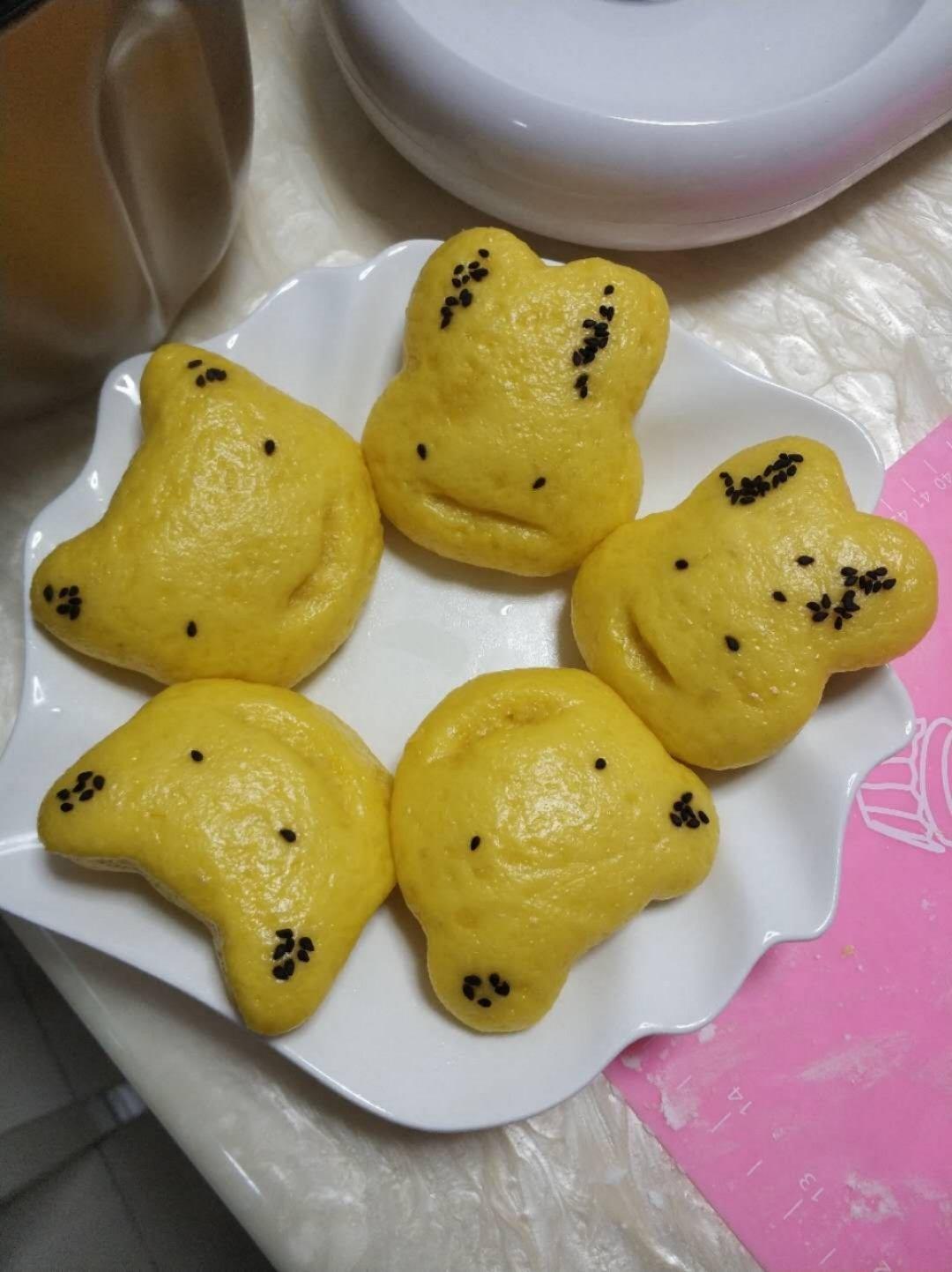 南瓜刺猬馒头