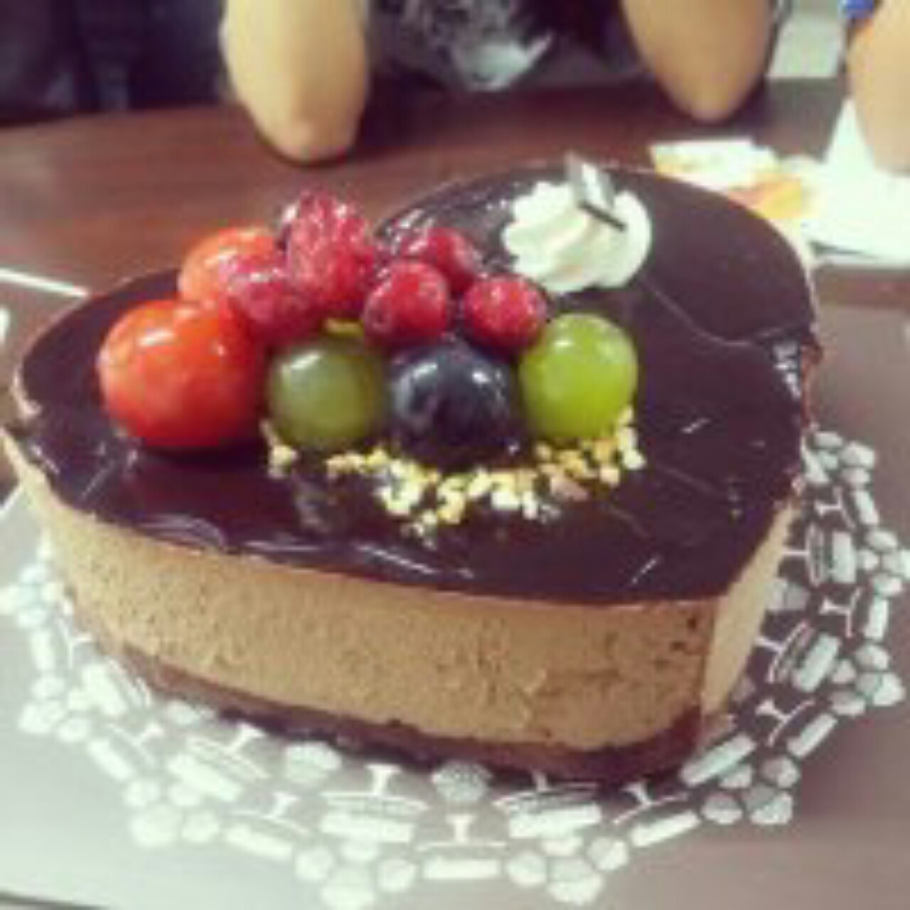 巧克力草莓奶油蛋糕