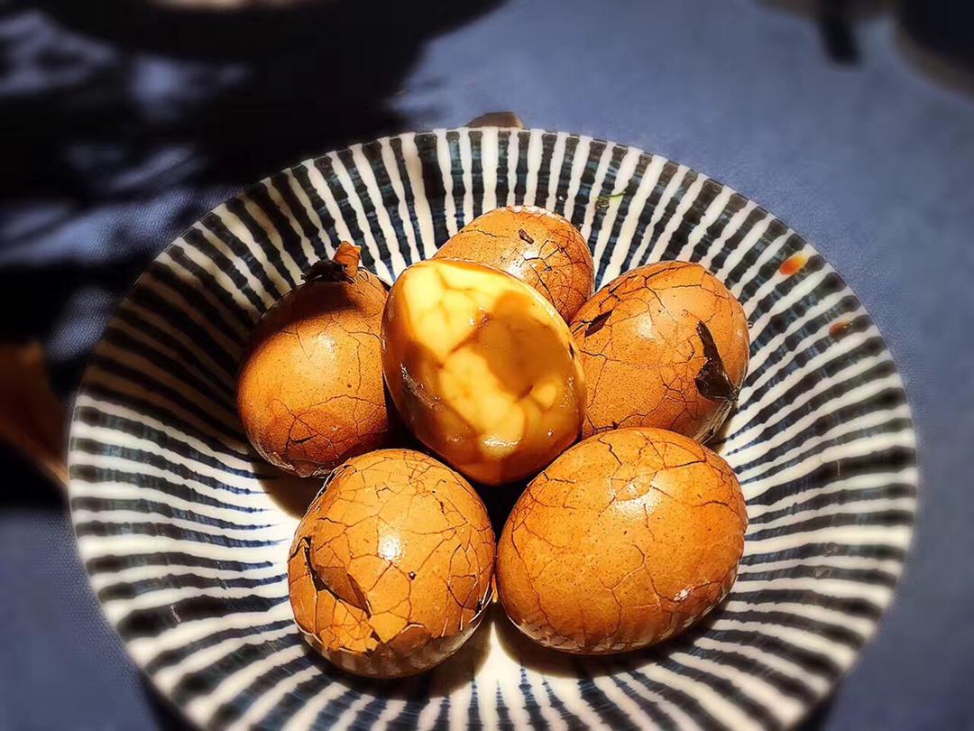 电饭煲煮五香茶叶蛋