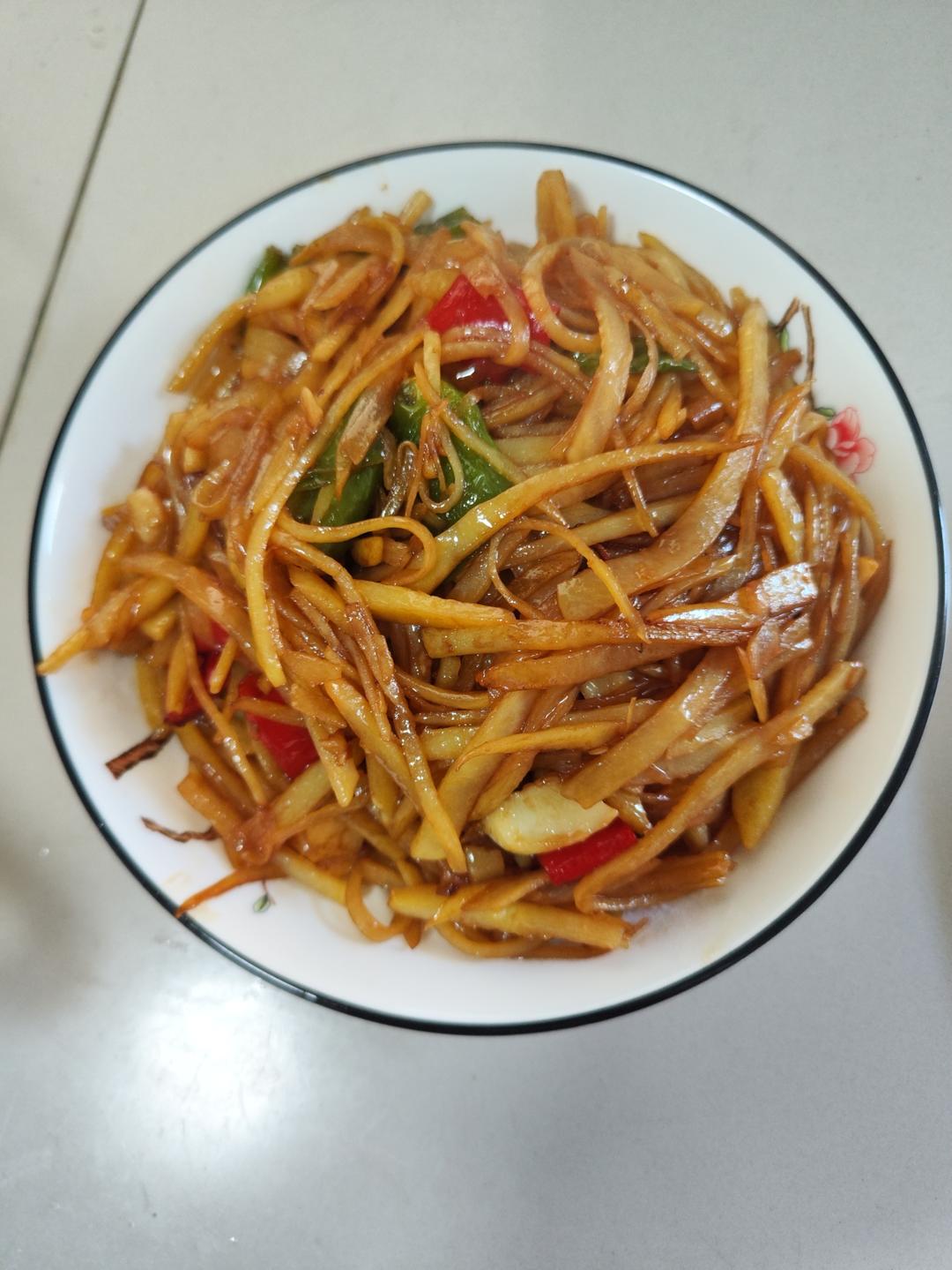 香辣土豆丝‼️简单快手菜