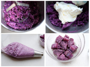 紫薯蒙布朗——松下NU-JK200蒸烤箱食谱的做法 步骤10