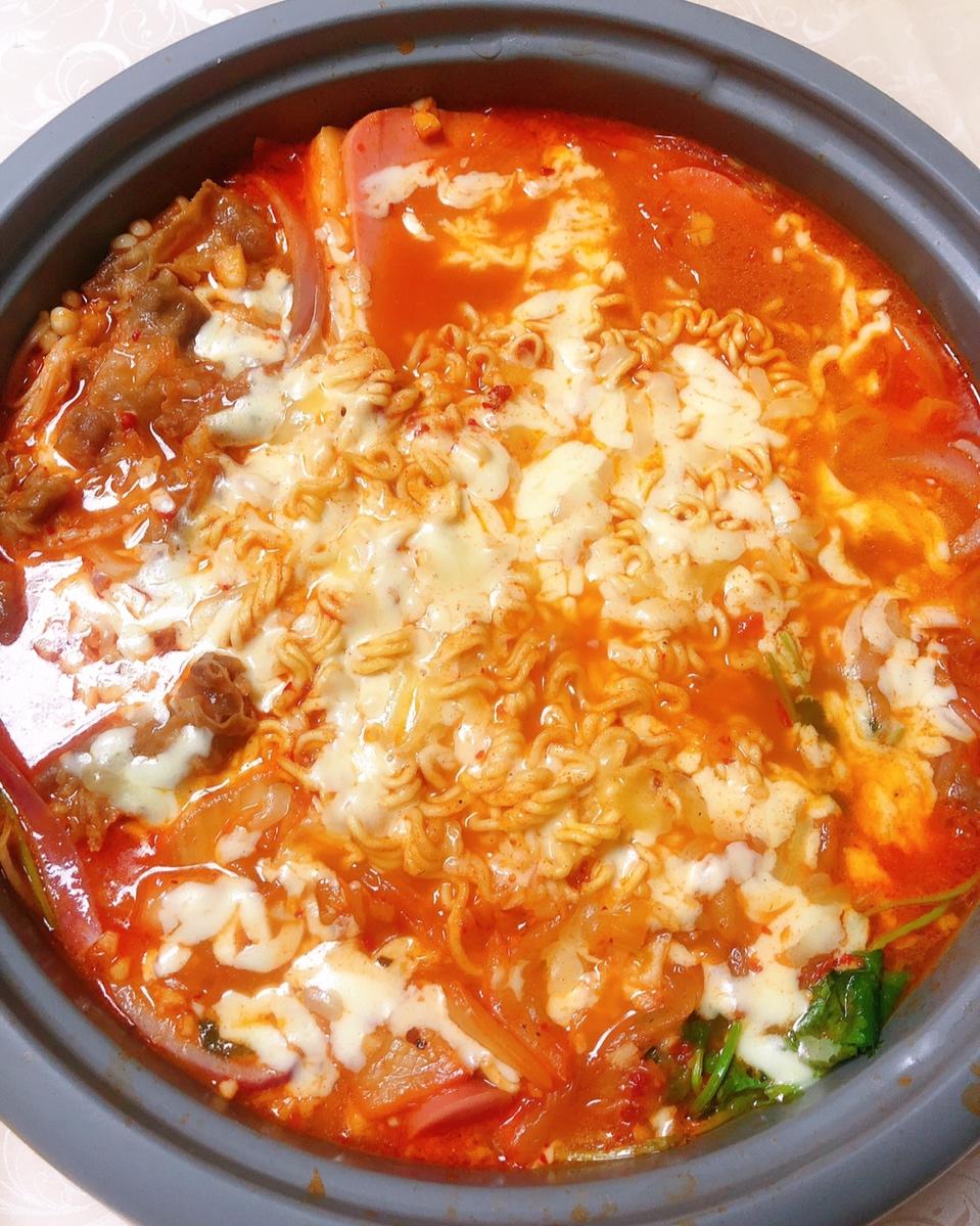 韩国芝士部队火锅