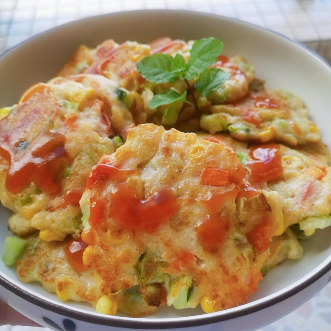 土豆红萝卜丝饼