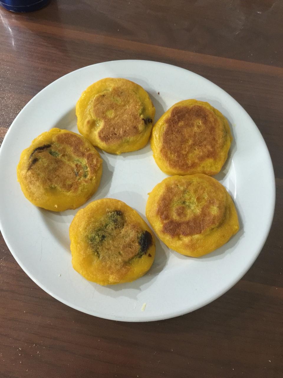 椰蓉豆沙南瓜饼（南瓜塌饼）