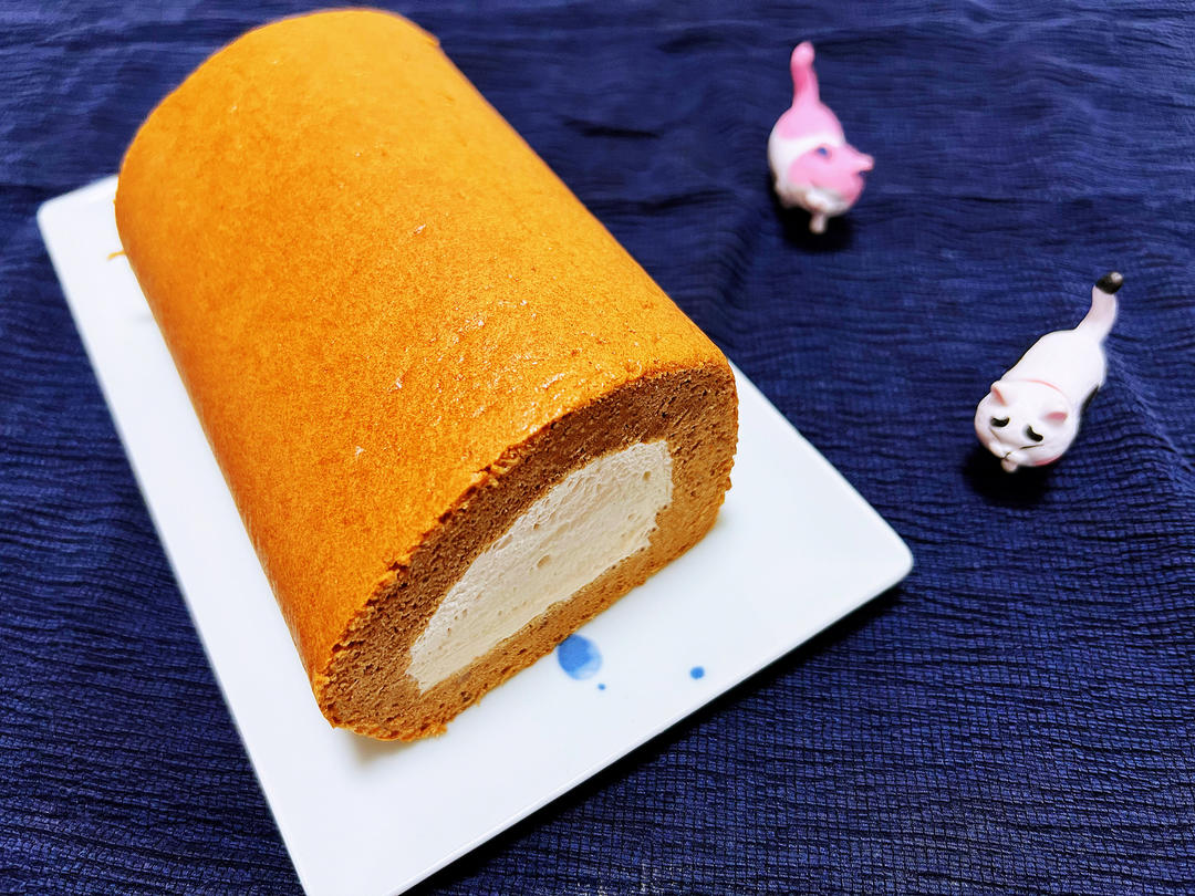 肥而不腻的超厚瑞士卷