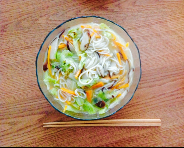 和木-1做的朴素的混汤面