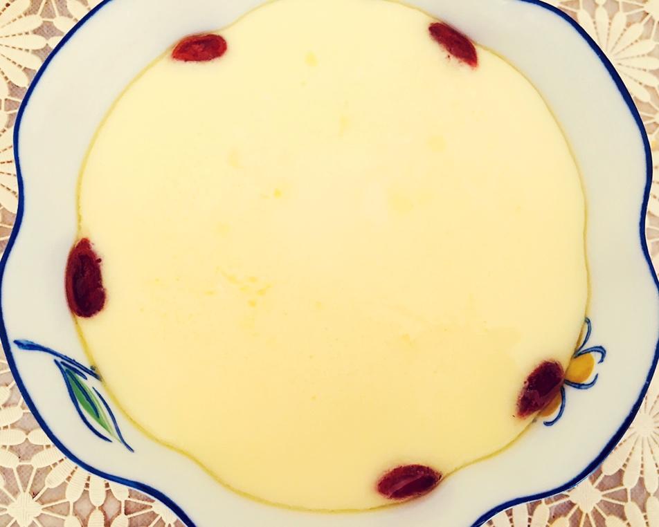 鸡蛋羹（枸杞版）的做法