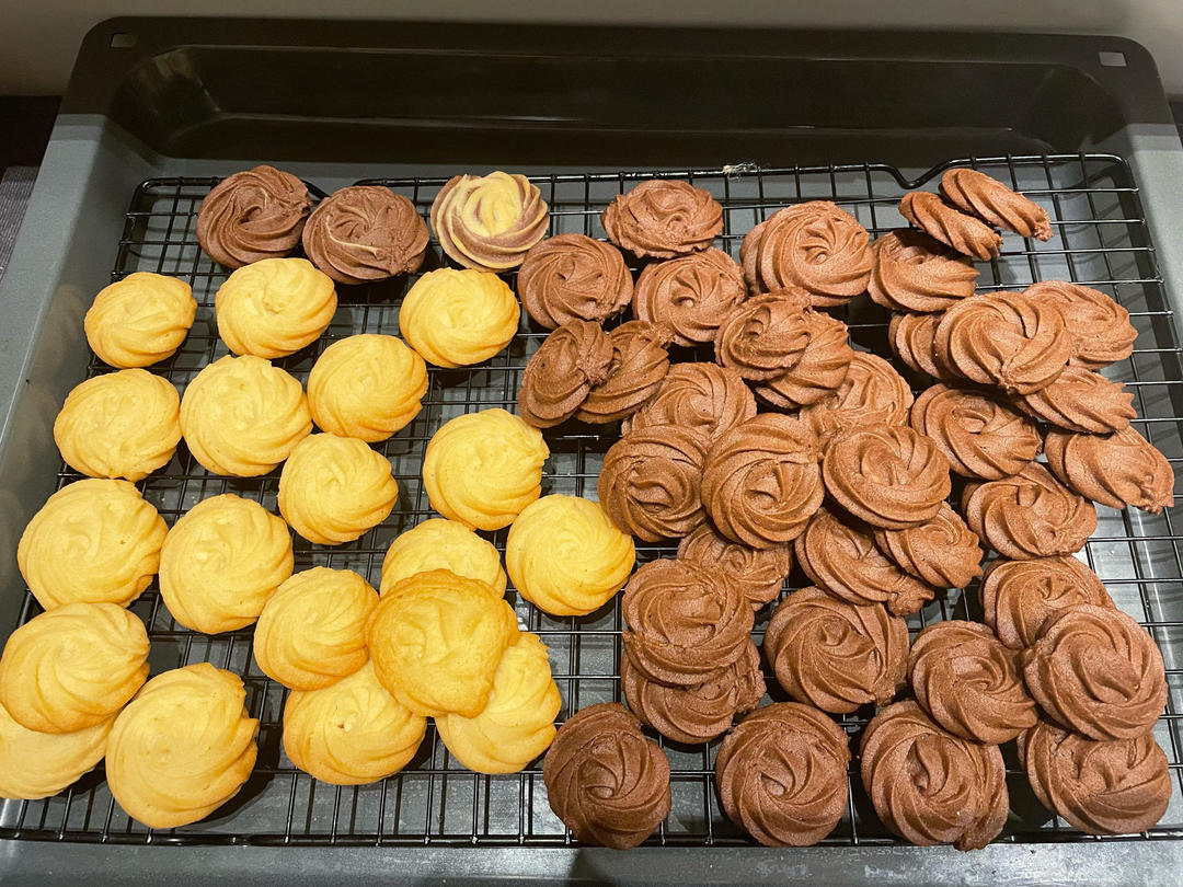 零失败花纹超级立体的黄油曲奇