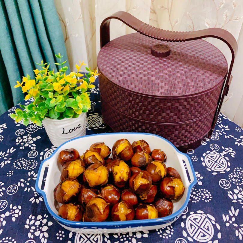 糖炒板栗电饭煲就能做❗0难度0失败【松下分体式饭煲】