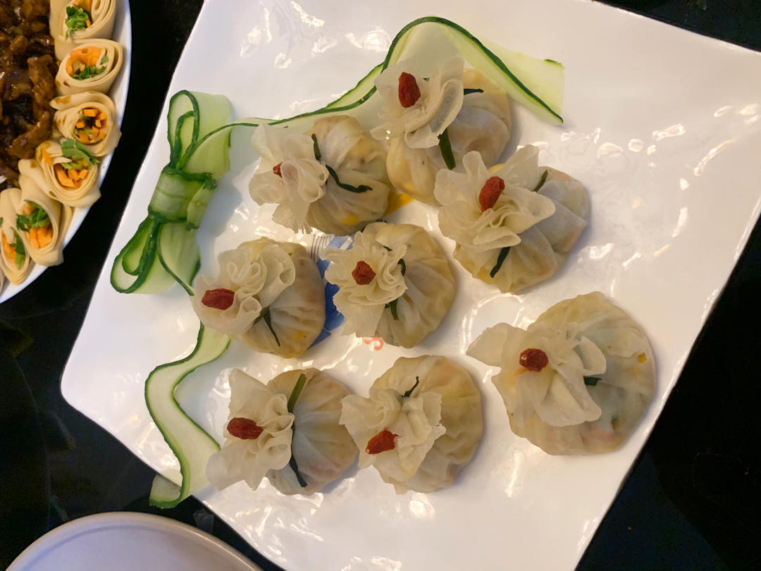 饺子皮花朵福袋