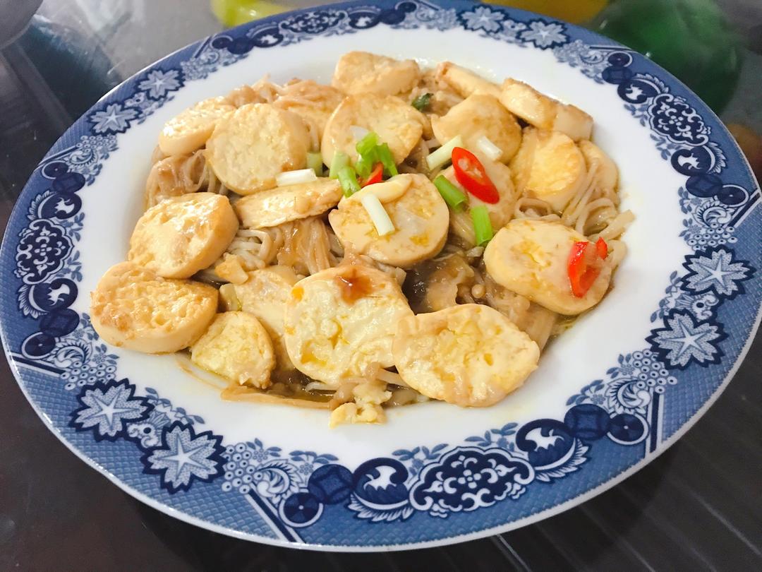 超级下饭菜--金针菇日本豆腐