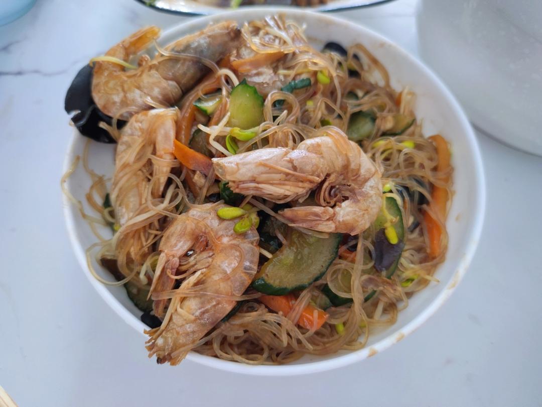 虾干粉丝煲