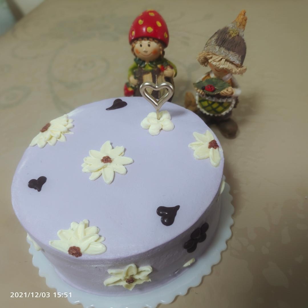 奶油霜手绘蛋糕（奶油霜的制作）