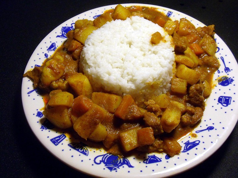 美味咖喱鸡饭