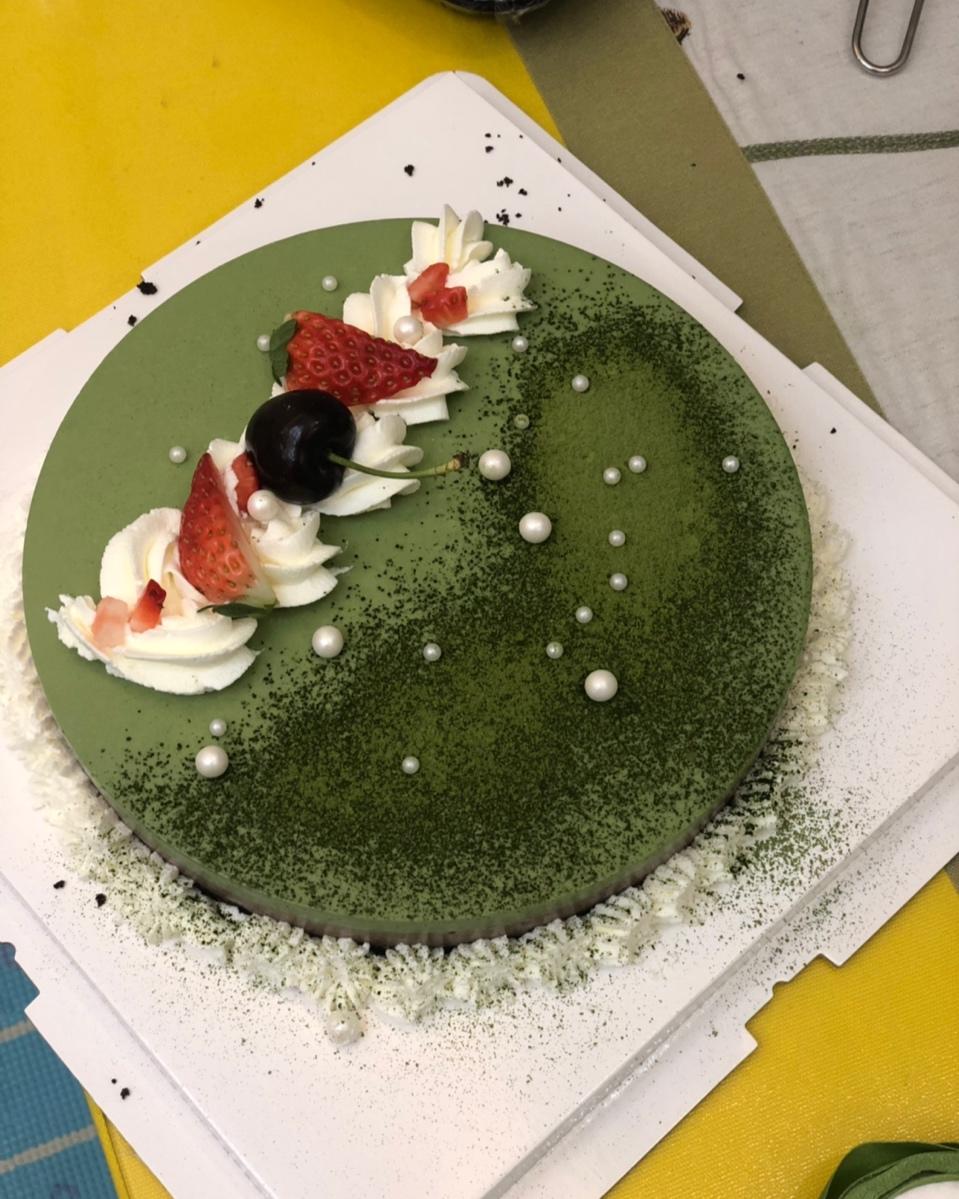 巧克力抹茶慕斯蛋糕