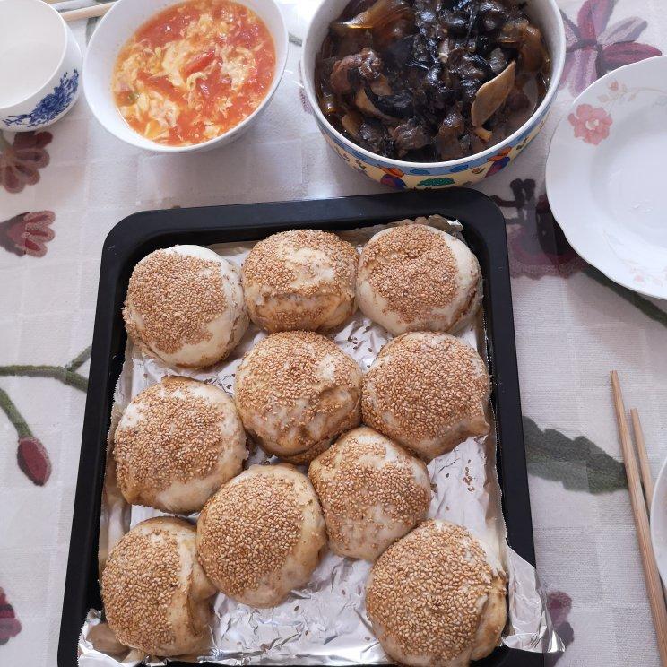 堂妈教你做麻酱烧饼
