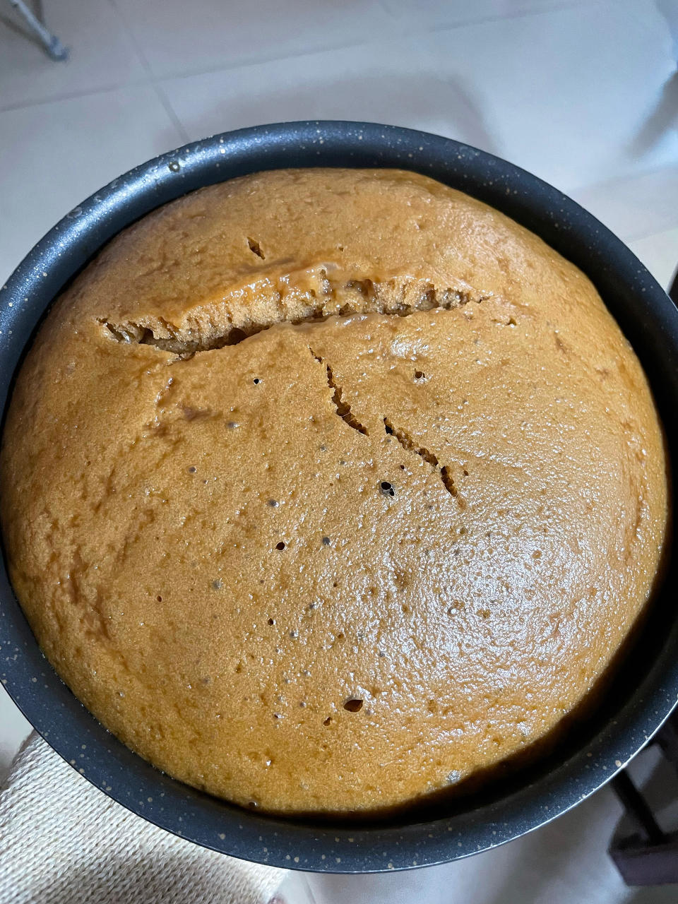 马拉糕，软糯弹韧，香甜细腻，和一般发糕不一样